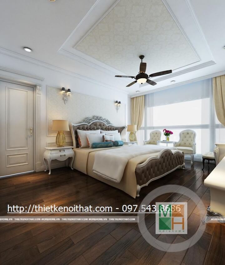 Thiết kế nội thất chung cư Mandarin Garden căn hộ Duplex